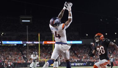Courtland Sutton agrees to 4-year, $92M contract extension with Broncos