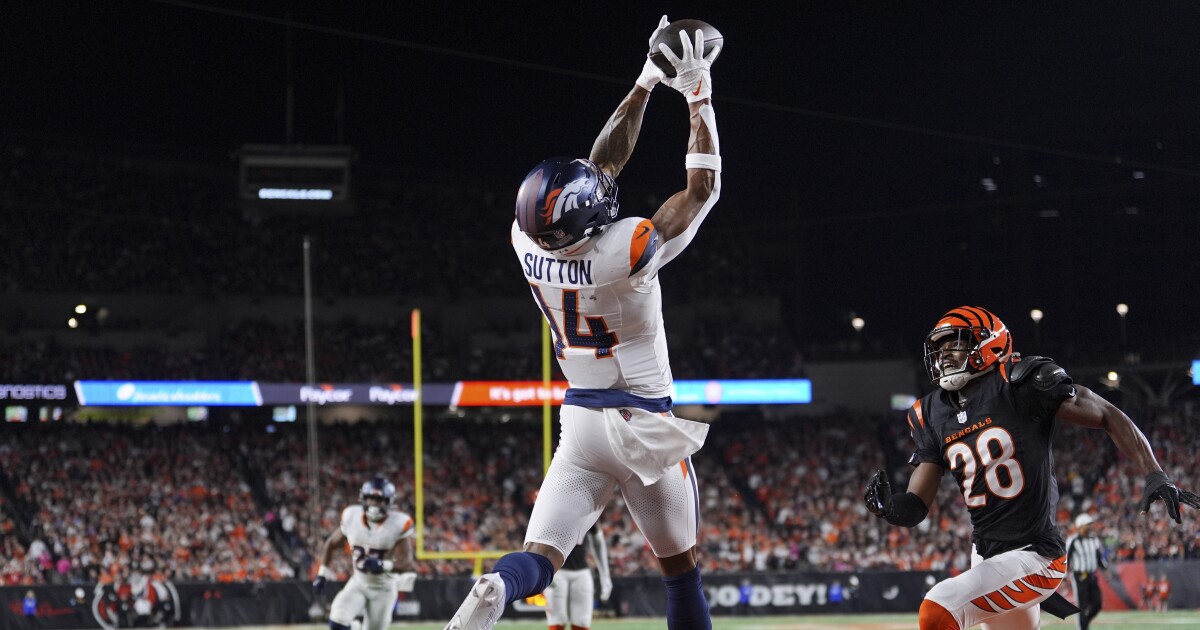 Courtland Sutton agrees to 4-year, $92M contract extension with Broncos