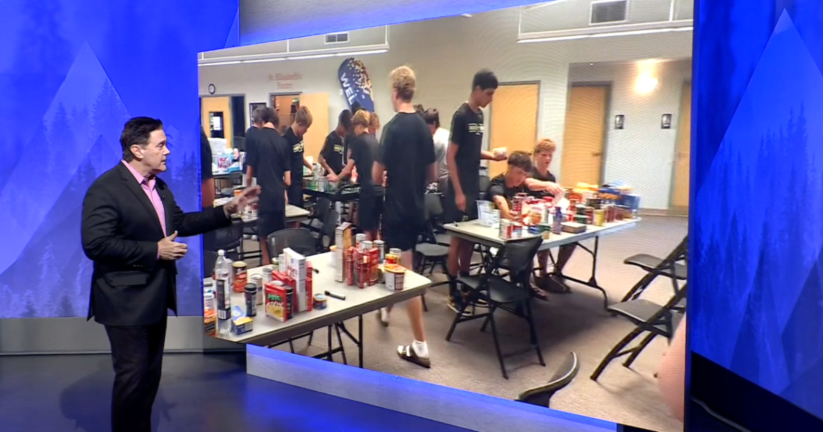 Rock Canyon High School football team pitches in to help end hunger
