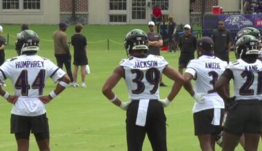 Ravens defense shines on day 2 of training camp with multiple interceptions