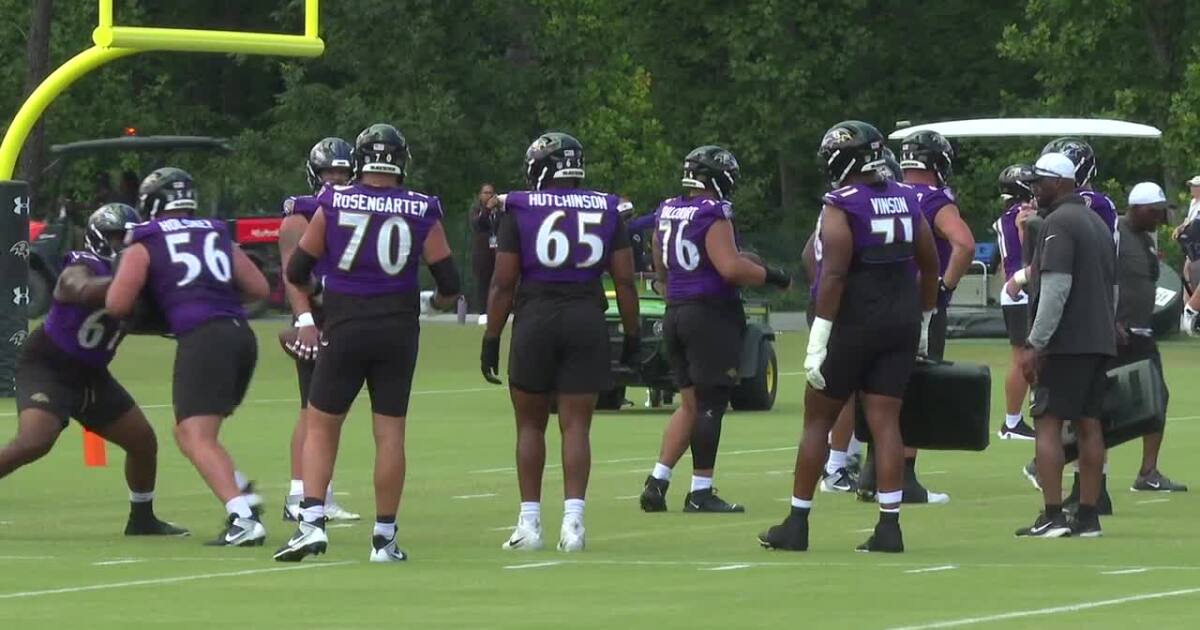 Ravens embrace scorching heat on day 3 of training camp as defense shines