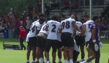 Ravens kick off training camp with full roster and high expectations