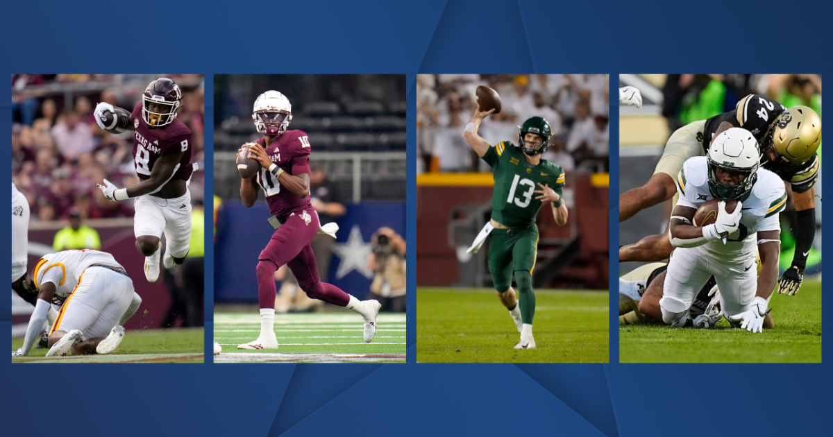 2025 Maxwell Award Watch List: 2 Aggies, 2 Bears