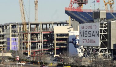 One year in, the Titans still on target for finishing their enclosed stadium by February 2027