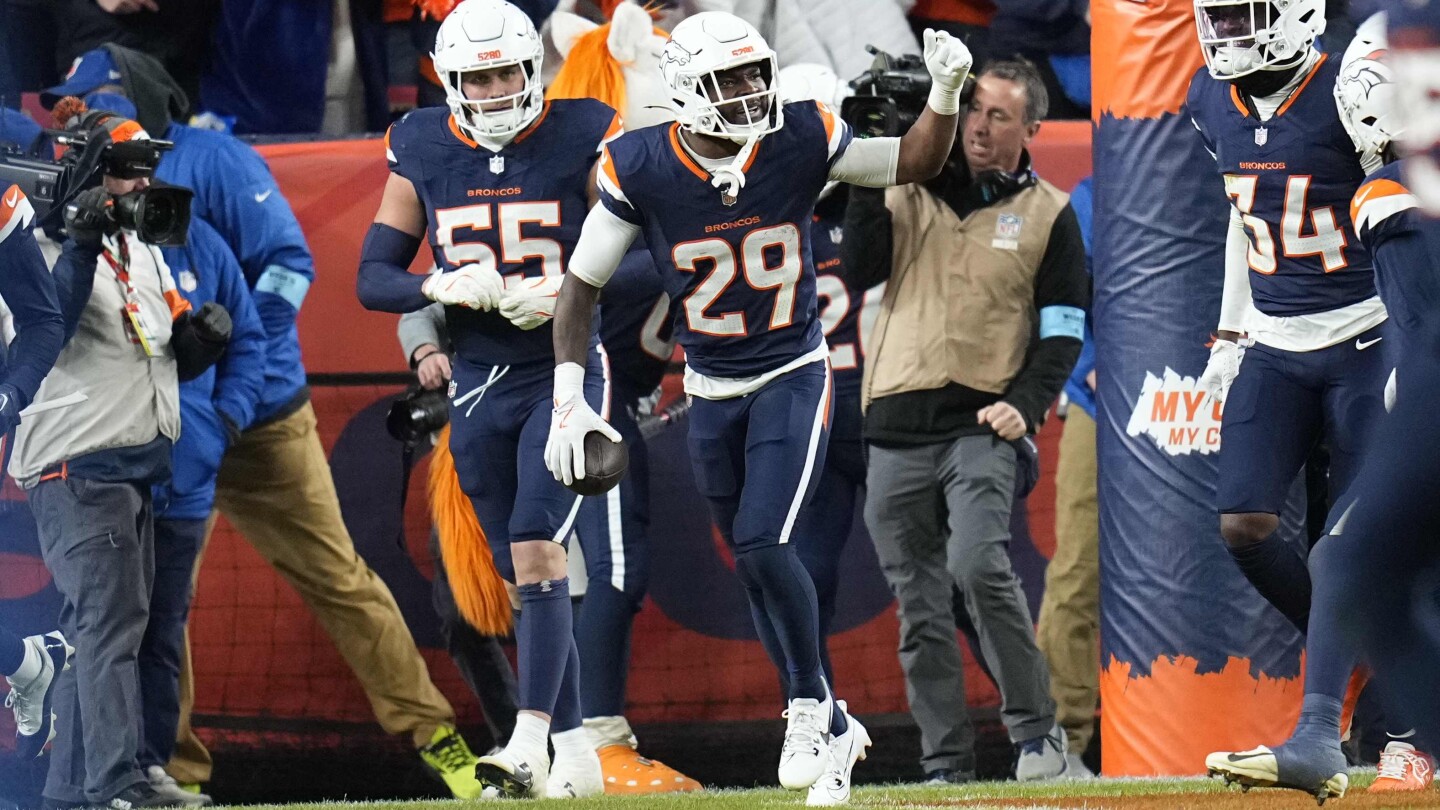 McMillian's pick-6 helps Broncos spoil career nights by Winston and Jeudy and beat Browns 41-32