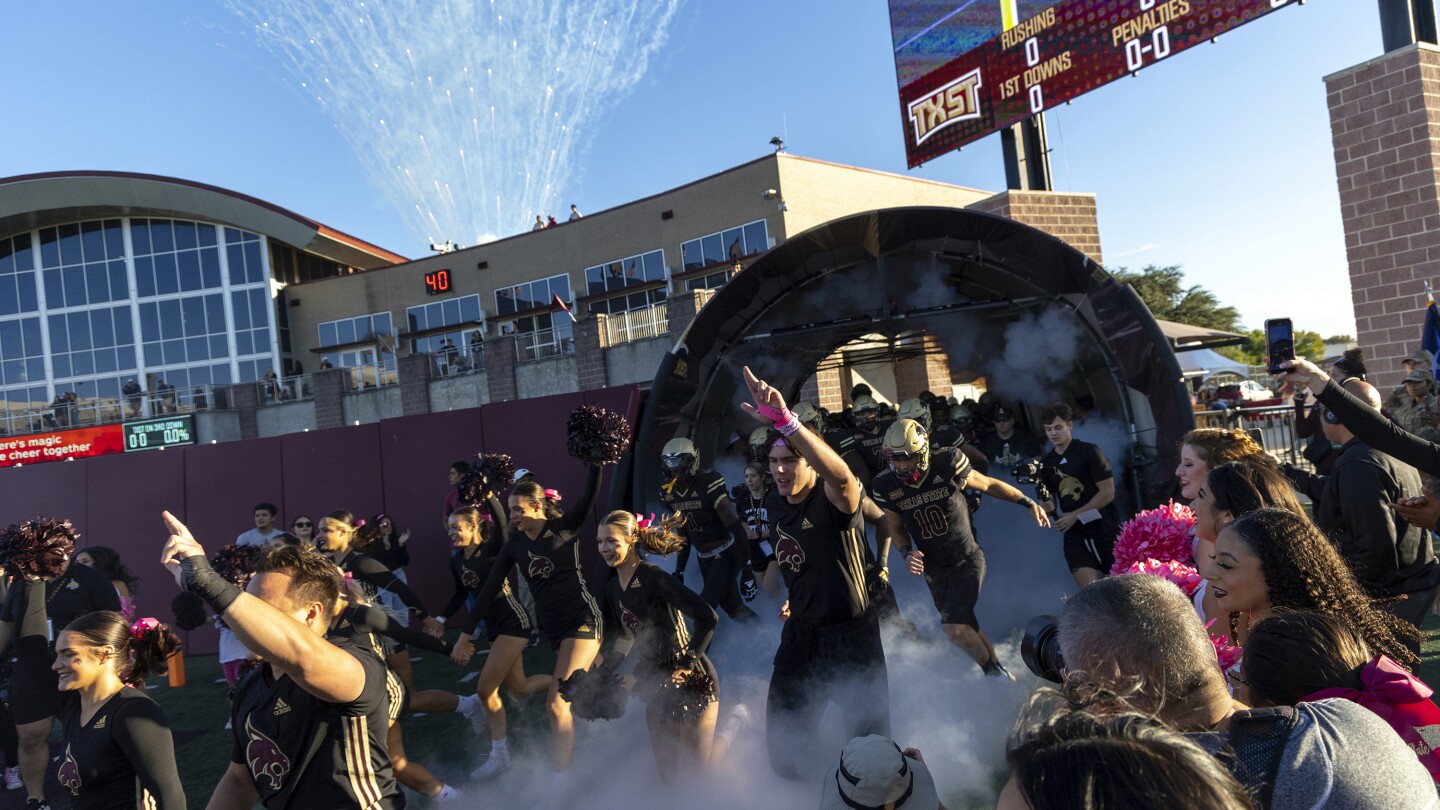 Rebuilding Pac-12 gets its needed 8th football school with addition of Texas State