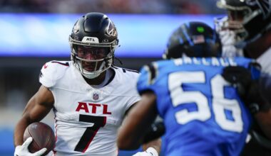 Bijan Robinson scores 2 TDs. Falcons beat Panthers 38-20 for 3rd straight victory vs. NFC South foe