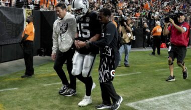 Raiders Gardner Minshew out for the season with broken collarbone