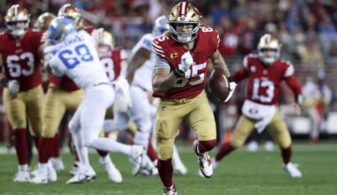 George Kittle's all-around excellence earns him top tight end honor in AP rankings