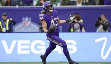 Vikings hold off Rodgers and the Jets for 23-17 win in London to improve to 5-0