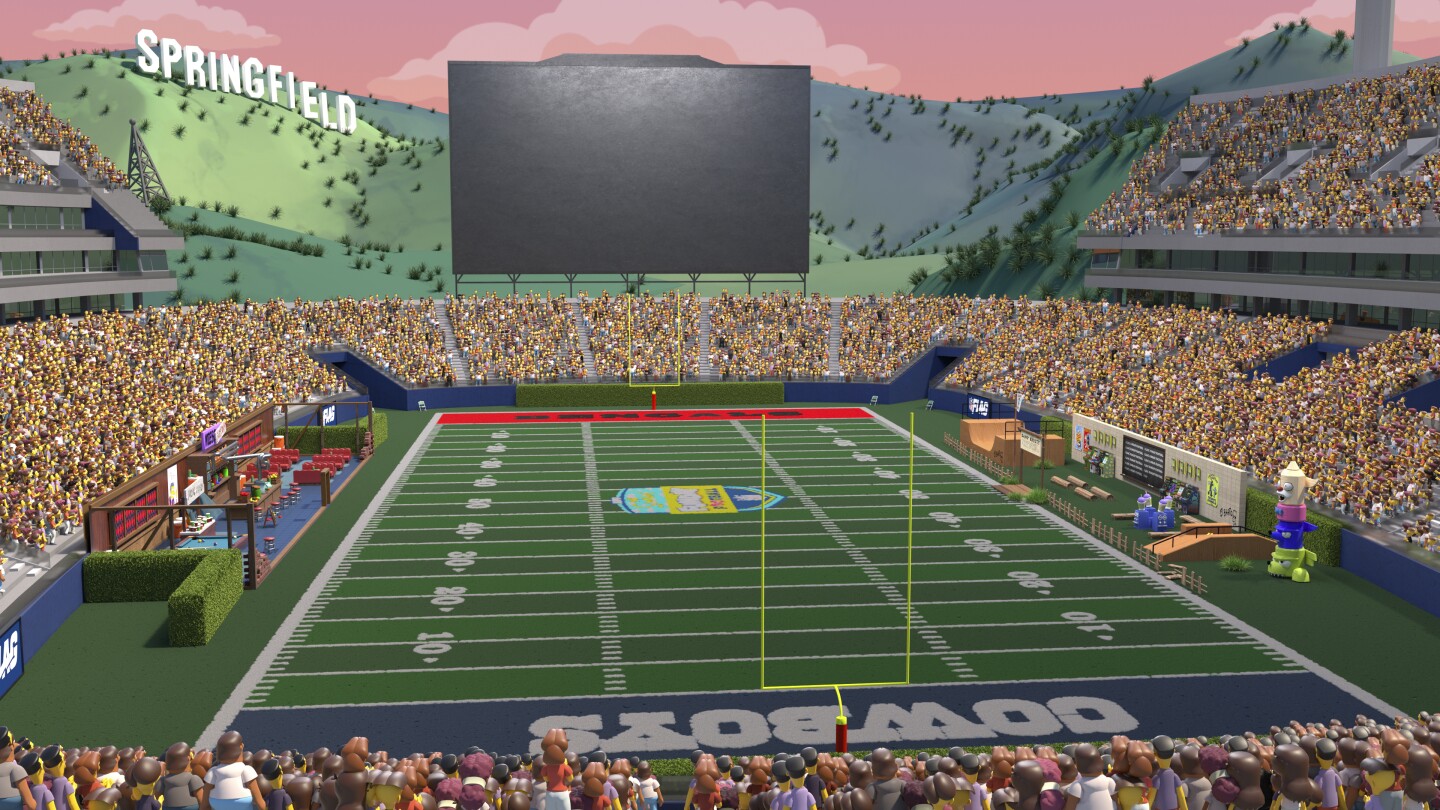 What happens when 'The Simpsons' join 'Monday Night Football'? Find out during Bengals-Cowboys