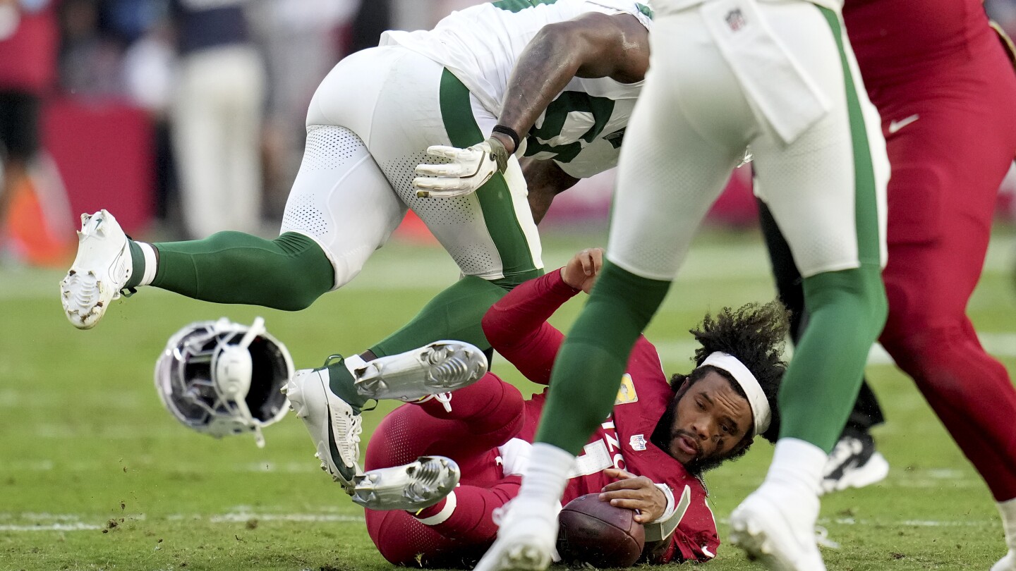 Brilliant performance by Kyler Murray leads Cardinals over Jets 31-6 for 4th straight victory
