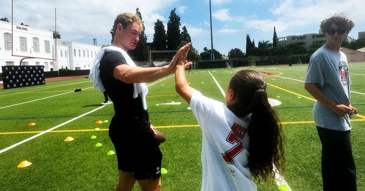 Louisville QB Miller Moss gives back by hosting football camp