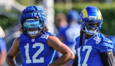 How Davante Adams is helping Puka Nacua improve even more for Rams