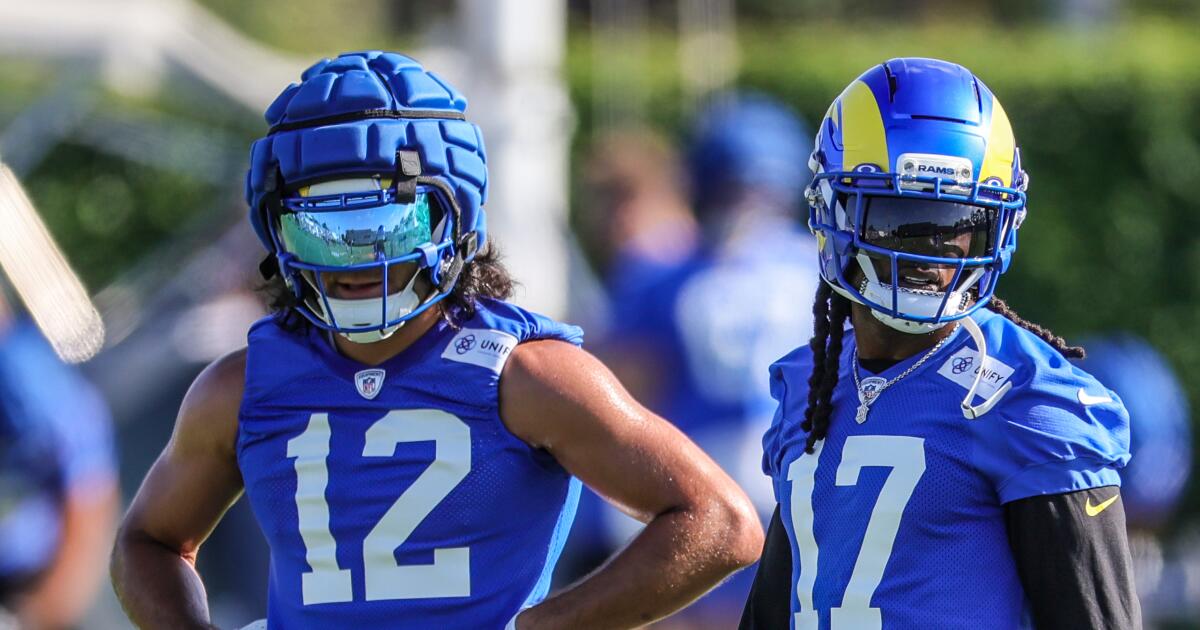 How Davante Adams is helping Puka Nacua improve even more for Rams