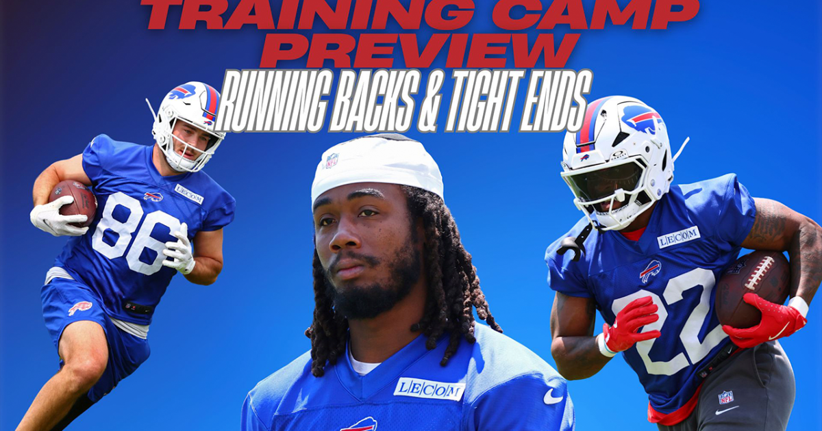 Running backs and tight ends