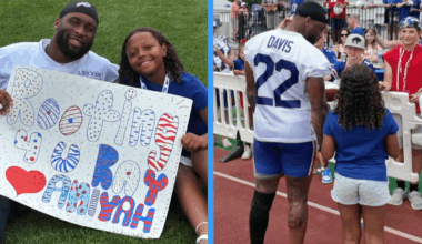 Buffalo Bills RB Ray Davis and 9-year-old Aniyah share special bond