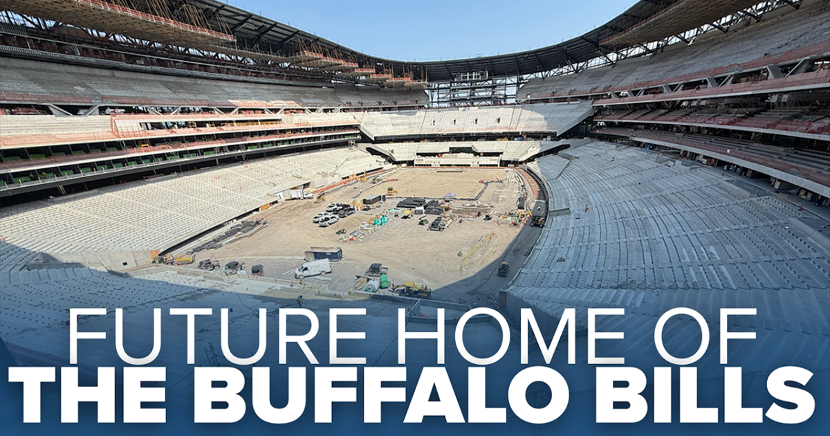 An inside look at the construction of the future home of the Buffalo Bills