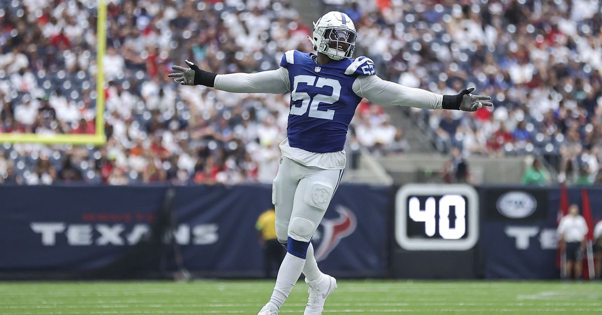 Samson Ebukam is ready to get rolling again with the Colts