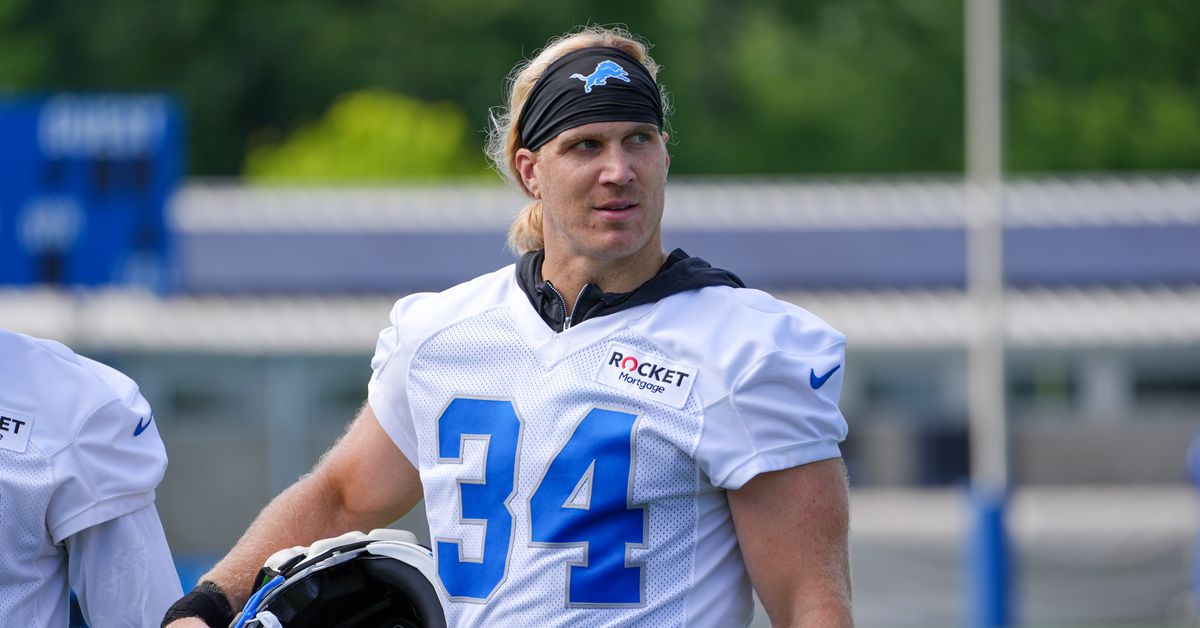 Alex Anzalone ‘disappointed’ by contract situation, wants to retire a Lion