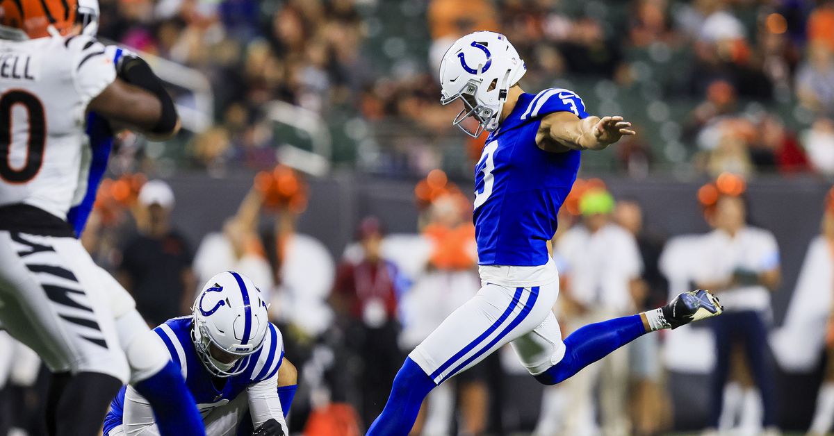 Colts kickers miss the mark from distance on Day 3