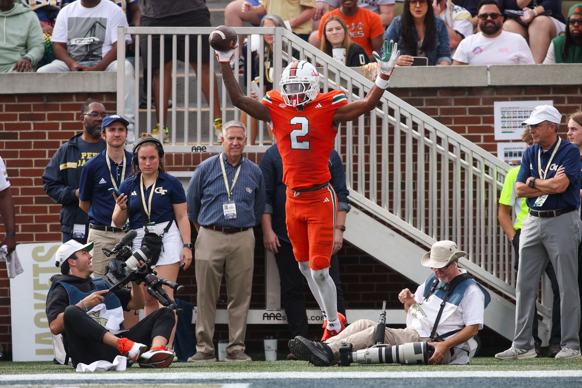 NCAA Football: Miami at Georgia Tech