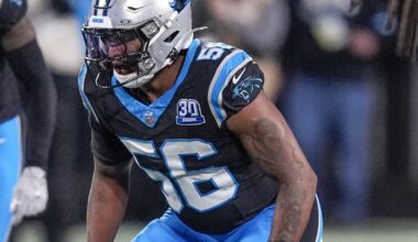 Trevin Wallace is taking guidance from two former Panthers linebacker greats