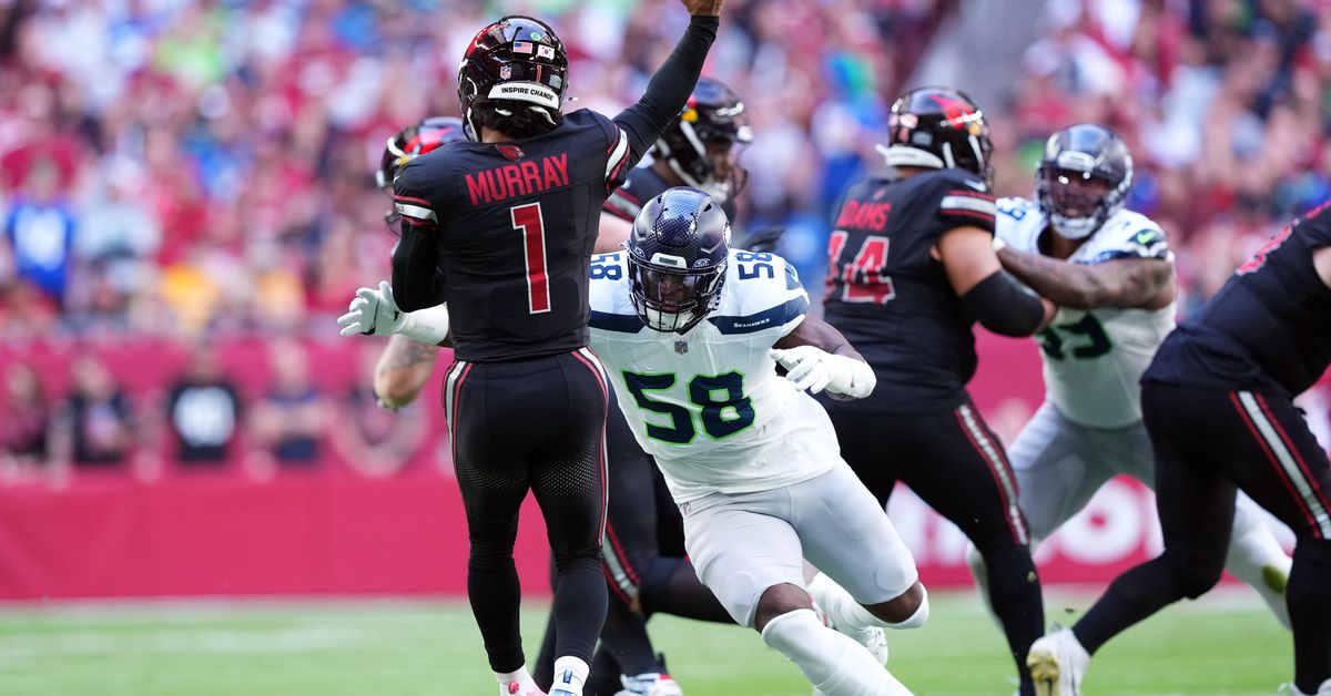 Seattle Seahawks film study: Derick Hall’s raw strength shows up in strong second season