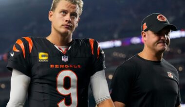 Joe Burrow and Zac Taylor land inside top-10 QB-head coach rankings