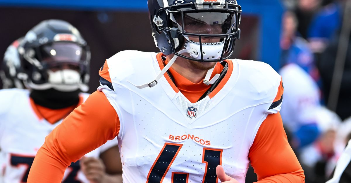 Linebacker Drew Sanders was carted off after suffering a lower leg injury