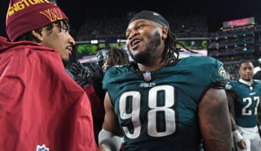 How many Commanders would start for the Eagles?