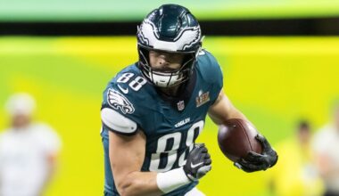 Dallas Goedert’s salary cap hit in 2026 is a looming threat to Eagles’ Super Bowl window