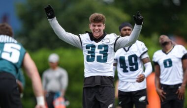 Eagles Training Camp Practice Notes: Cooper DeJean plays safety, Jihaad Campbell ahead of schedule, and much more