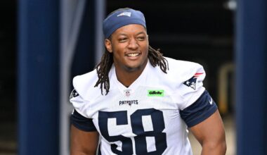 Jared Wilson senses no tension along Patriots’ O-line despite ongoing competition