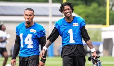 VIDEO: Jameson Williams shows crazy growth with SICK route