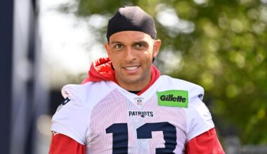Patriots training camp recap: Potential starting receiver returns to practice