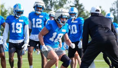 Breaking down the Lions’ deepest positions after Week 1 of training camp