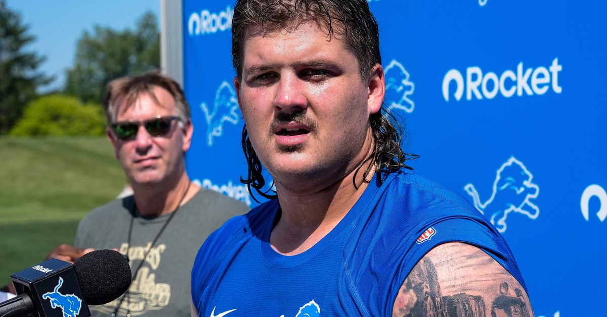 Center feeling ‘more natural’ to Detroit Lions rookie Tate Ratledge