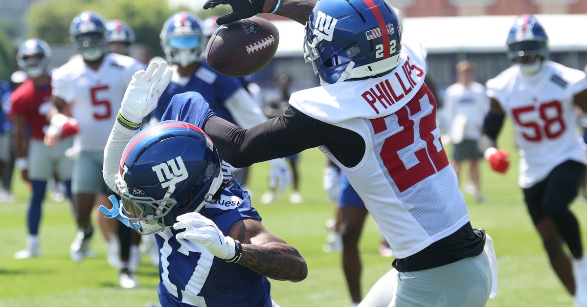 Giants training camp: What we learned on Day 2