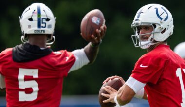 2025 Indianapolis Colts Training Camp Journal: Uninspiring Red Zone Day for Both QBs