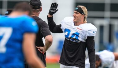 Lions training camp injury report: Alex Anzalone, 5 others return to practice