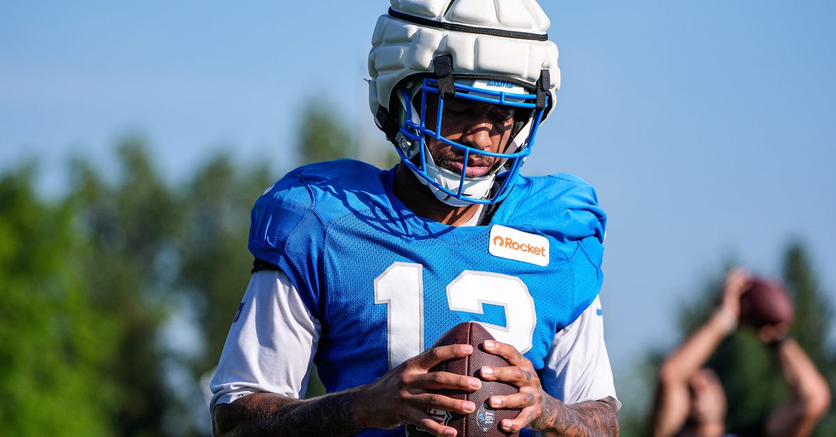 Tim Patrick still adjusting to difficulty of Detroit Lions training camp