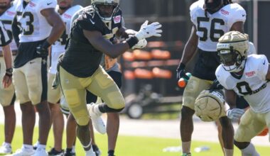 Three new injuries at Saints training camp