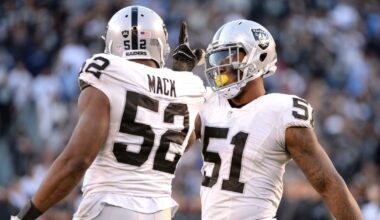 Raiders: Derrick Burgess, Khalil Mack or Bruce Irvin for defensive end on 2000s All-Quarter Century Team?