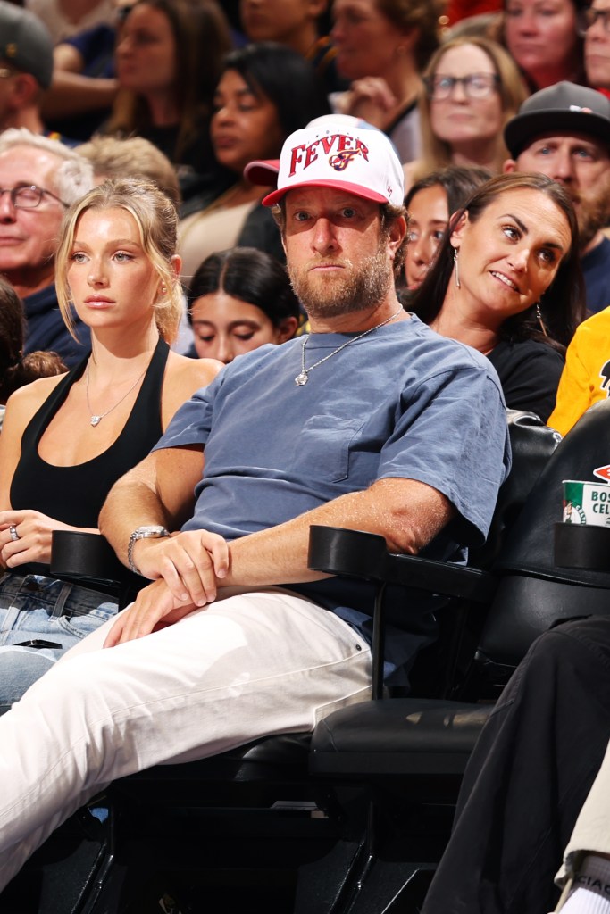 Dave Portnoy attends the Indiana Fever vs. Connecticut Sun game in Boston on July 15, 2025.