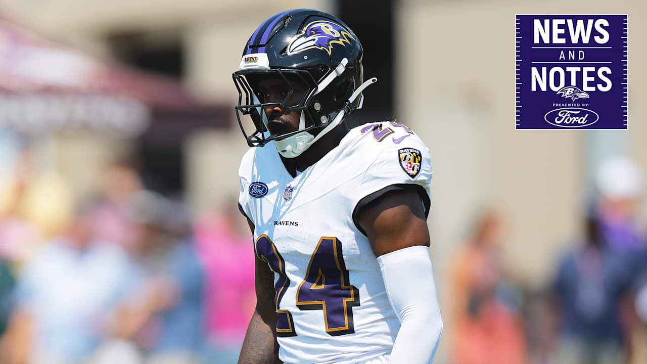 Malaki Starks Reminds Zach Orr of a Former Ravens Pro Bowler | News & Notes - Baltimore Ravens