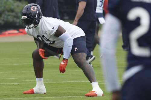 Dexter ready to step up on Bears’ defensive line