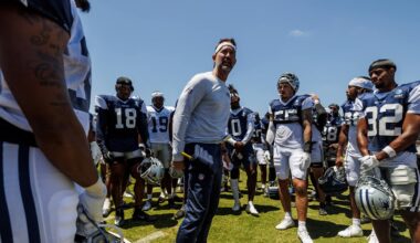 Camp Captures: Schotty steps in during heated practice - Dallas Cowboys