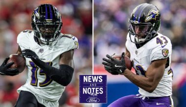 Justice Hill Will Play vs. Browns, Nelson Agholor Returns to Practice