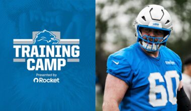 Detroit Lions OL Graham Glasgow looking 'pretty dang good' at center